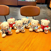 ⚽ World Cup Edition Football Star Plush Bear Keychain