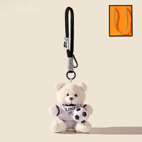 ⚽ World Cup Edition Football Star Plush Bear Keychain