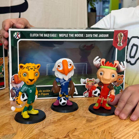 🏆2026 FIFA World Cup™ Mascot Collectible Figures &amp; Trophy Set