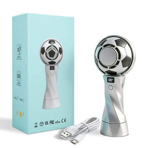🏆 2026 World Cup Edition Trophy &amp; Football High-Speed Handheld Fan