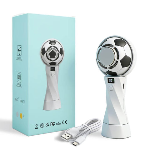 🏆 2026 World Cup Edition Trophy &amp; Football High-Speed Handheld Fan