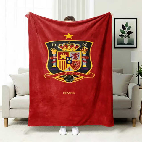 ⚽ Premium World Football Flannel Blanket – Ultra-Soft Fleece Throw Blanket for Match Days, Sofa & Custom Designs | Perfect Fan Gift & Stadium Companion