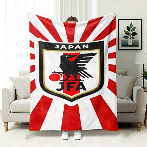 ⚽ Premium World Football Flannel Blanket – Ultra-Soft Fleece Throw Blanket for Match Days, Sofa & Custom Designs | Perfect Fan Gift & Stadium Companion
