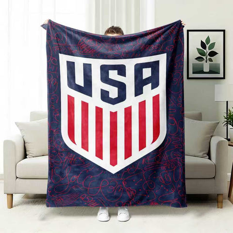 ⚽ Premium World Football Flannel Blanket – Ultra-Soft Fleece Throw Blanket for Match Days, Sofa & Custom Designs | Perfect Fan Gift & Stadium Companion