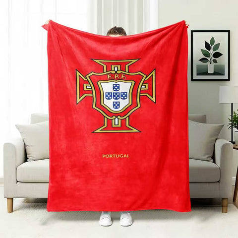 ⚽ Premium World Football Flannel Blanket – Ultra-Soft Fleece Throw Blanket for Match Days, Sofa & Custom Designs | Perfect Fan Gift & Stadium Companion