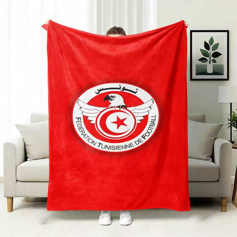 ⚽ Premium World Football Flannel Blanket – Ultra-Soft Fleece Throw Blanket for Match Days, Sofa & Custom Designs | Perfect Fan Gift & Stadium Companion