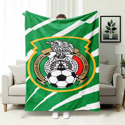⚽ Premium World Football Flannel Blanket – Ultra-Soft Fleece Throw Blanket for Match Days, Sofa & Custom Designs | Perfect Fan Gift & Stadium Companion