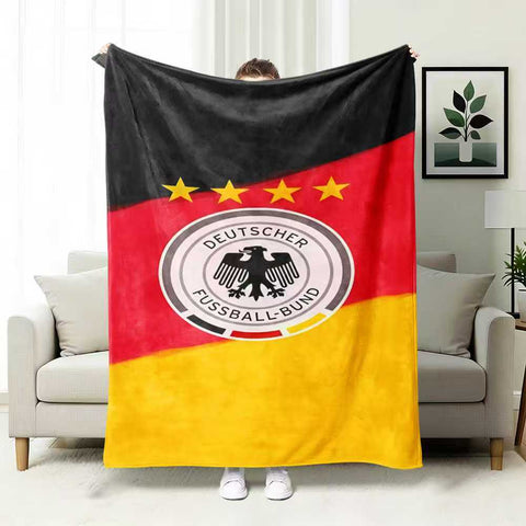 ⚽ Premium World Football Flannel Blanket – Ultra-Soft Fleece Throw Blanket for Match Days, Sofa & Custom Designs | Perfect Fan Gift & Stadium Companion