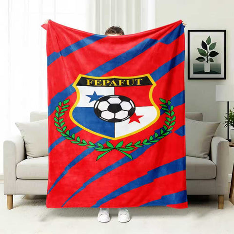 ⚽ Premium World Football Flannel Blanket – Ultra-Soft Fleece Throw Blanket for Match Days, Sofa & Custom Designs | Perfect Fan Gift & Stadium Companion