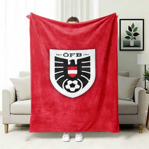 ⚽ Premium World Football Flannel Blanket – Ultra-Soft Fleece Throw Blanket for Match Days, Sofa & Custom Designs | Perfect Fan Gift & Stadium Companion