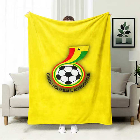 ⚽ Premium World Football Flannel Blanket – Ultra-Soft Fleece Throw Blanket for Match Days, Sofa & Custom Designs | Perfect Fan Gift & Stadium Companion
