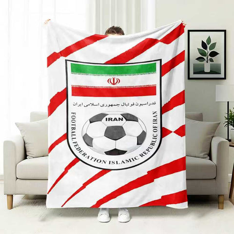 ⚽ Premium World Football Flannel Blanket – Ultra-Soft Fleece Throw Blanket for Match Days, Sofa & Custom Designs | Perfect Fan Gift & Stadium Companion