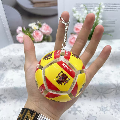 ⚽ 2026 World Cup National Team Light-Up Football Keychain | Premium Soccer Ball Glow Pendant | 2026 World Cup Fan Memorabilia & Collectible