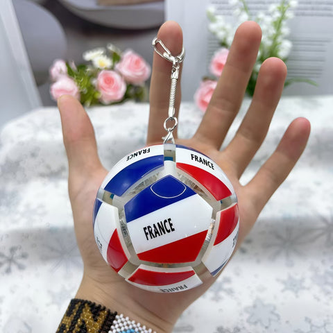 ⚽ 2026 World Cup National Team Light-Up Football Keychain | Premium Soccer Ball Glow Pendant | 2026 World Cup Fan Memorabilia & Collectible