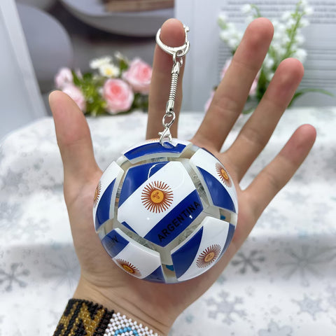 ⚽ 2026 World Cup National Team Light-Up Football Keychain | Premium Soccer Ball Glow Pendant | 2026 World Cup Fan Memorabilia & Collectible