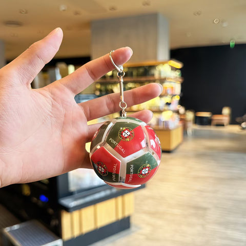 ⚽ 2026 World Cup National Team Light-Up Football Keychain | Premium Soccer Ball Glow Pendant | 2026 World Cup Fan Memorabilia & Collectible