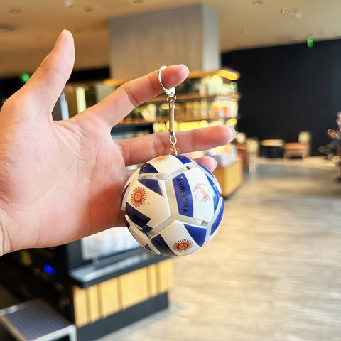 ⚽ 2026 World Cup National Team Light-Up Football Keychain | Premium Soccer Ball Glow Pendant | 2026 World Cup Fan Memorabilia & Collectible