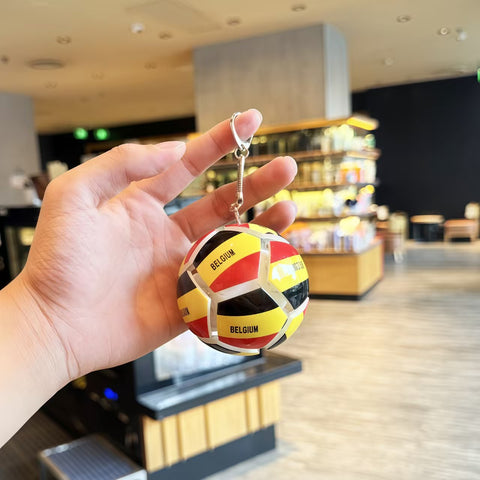 ⚽ 2026 World Cup National Team Light-Up Football Keychain | Premium Soccer Ball Glow Pendant | 2026 World Cup Fan Memorabilia & Collectible