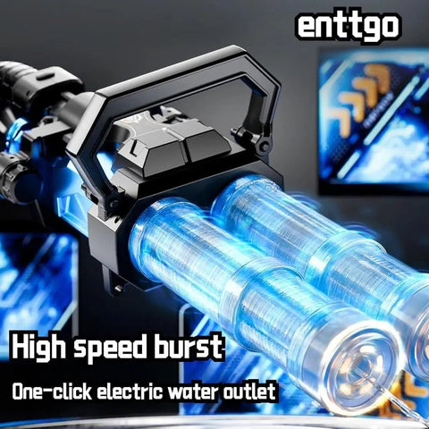 Electric Double Barrel Gatling Water Gun